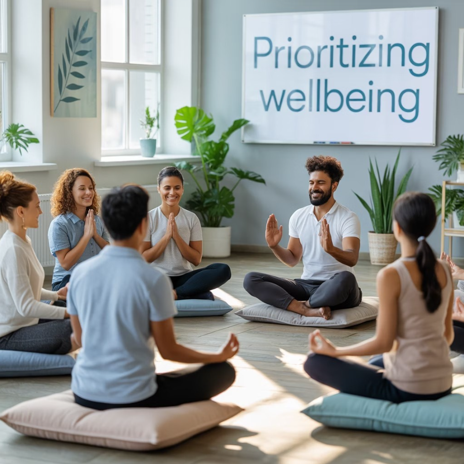 Mindfulness group session